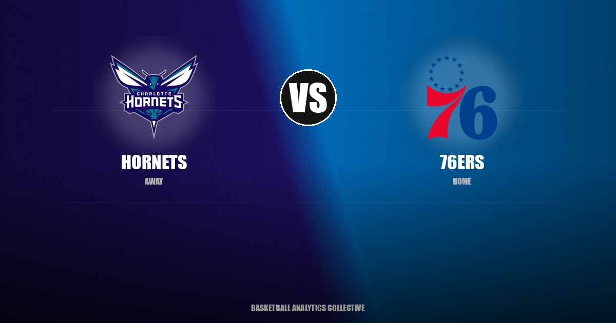 Charlotte Hornets vs Philadelphia 76ers - Hornets vs 76ers Preview