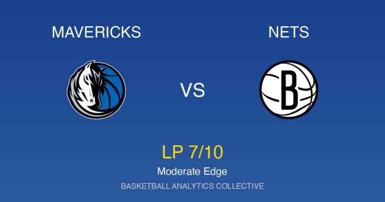 Dallas Mavericks vs Brooklyn Nets - Mavericks vs Nets Preview: Moderate Edge (LP 7/10)