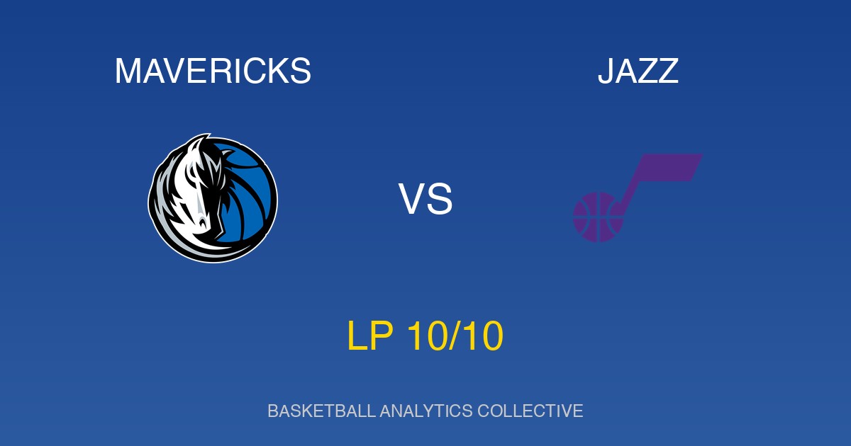 Dallas Mavericks vs Utah Jazz - Mavericks vs Jazz Preview: (LP 10/10)