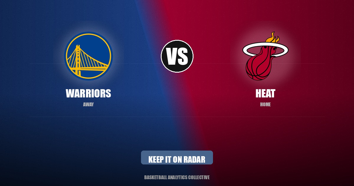 Golden State Warriors vs Miami Heat - Warriors vs Heat Preview: Keep It on Radar
