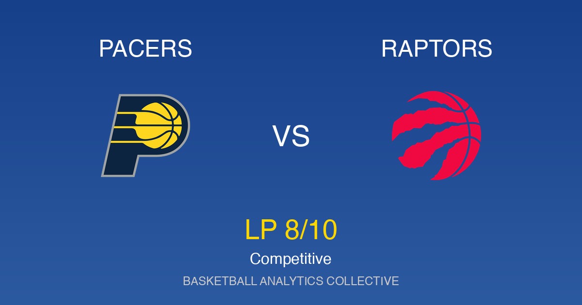 Indiana Pacers vs Toronto Raptors - Pacers vs Raptors Preview: Competitive (LP 8/10)