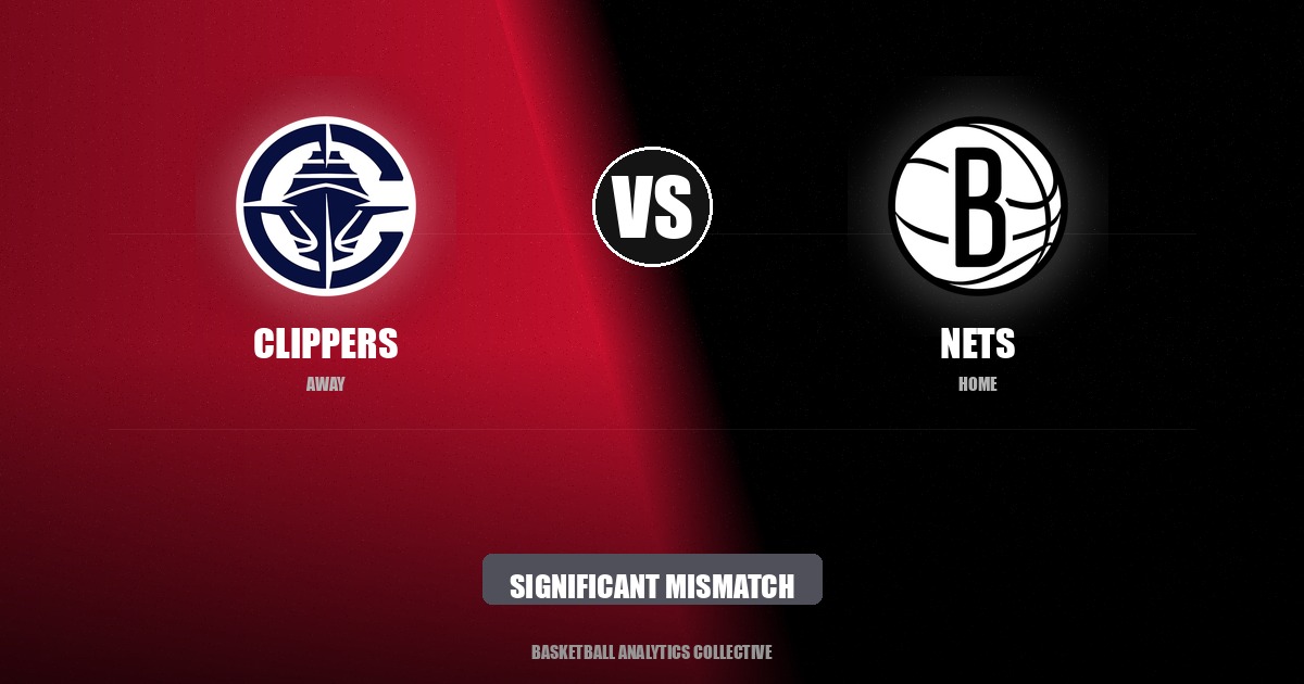 Los Angeles Clippers vs Brooklyn Nets - Clippers vs Nets Preview: Significant Mismatch