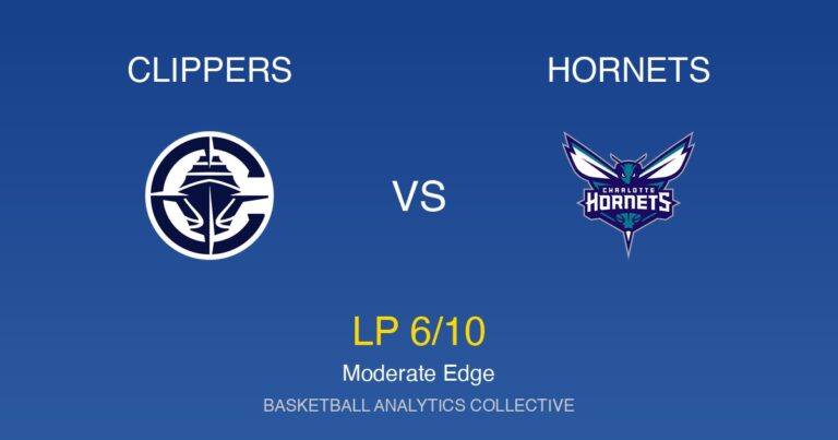 Los Angeles Clippers vs Charlotte Hornets - Clippers vs Hornets Preview: Moderate Edge (LP 6/10)