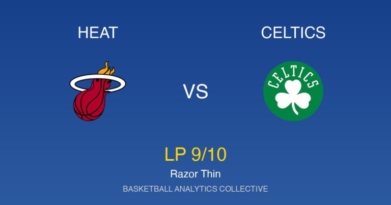 Miami Heat vs Boston Celtics - Heat vs Celtics Preview: Razor Thin (LP 9/10)