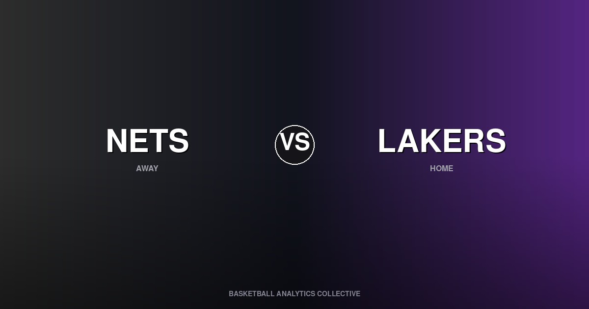 Brooklyn Nets vs Los Angeles Lakers - Nets vs Lakers Preview