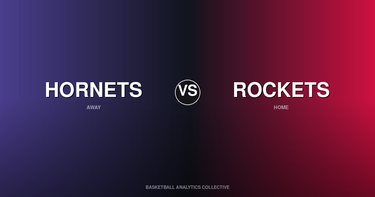 Charlotte Hornets vs Houston Rockets - Hornets vs Rockets Preview