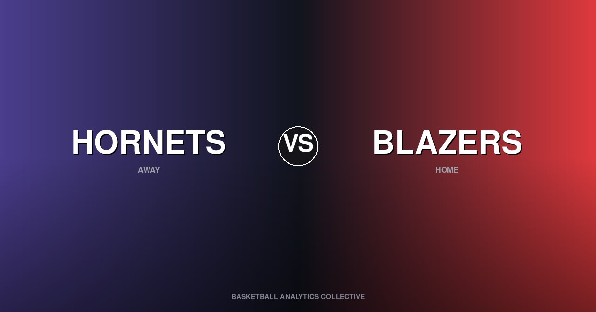 Charlotte Hornets vs Portland Trail Blazers - Hornets vs Blazers Preview