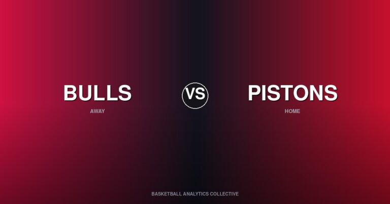 Chicago Bulls vs Detroit Pistons - Bulls vs Pistons Preview