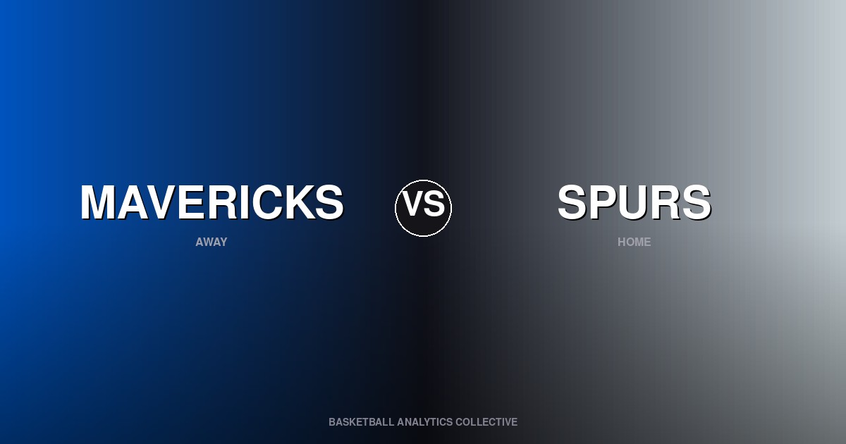 Dallas Mavericks vs San Antonio Spurs - Mavericks vs Spurs Preview
