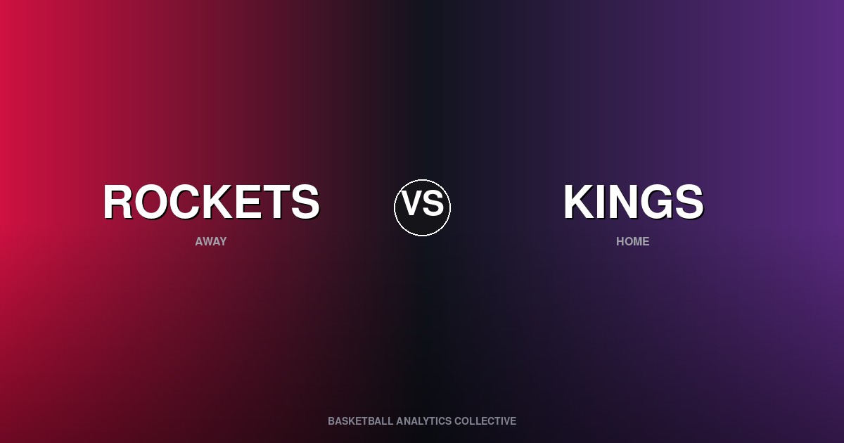 Houston Rockets vs Sacramento Kings - Rockets vs Kings Preview