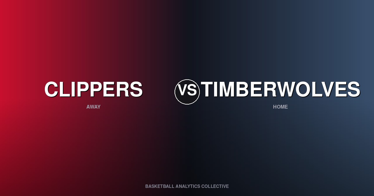 Los Angeles Clippers vs Minnesota Timberwolves - Clippers vs Timberwolves Preview