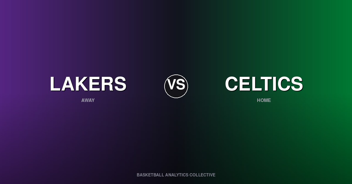 Los Angeles Lakers vs Boston Celtics - Lakers vs Celtics Preview
