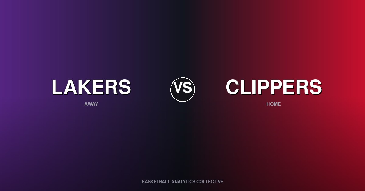 Los Angeles Lakers vs Los Angeles Clippers - Lakers vs Clippers Preview
