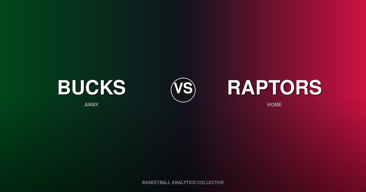 Milwaukee Bucks vs Toronto Raptors - Bucks vs Raptors Preview