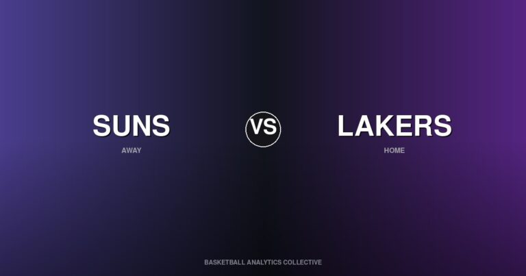 Phoenix Suns vs Los Angeles Lakers - Suns vs Lakers Preview
