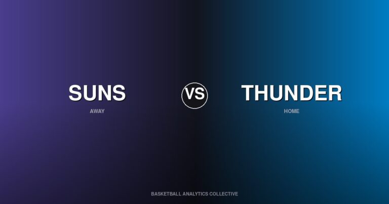 Phoenix Suns vs Oklahoma City Thunder - Suns vs Thunder Preview