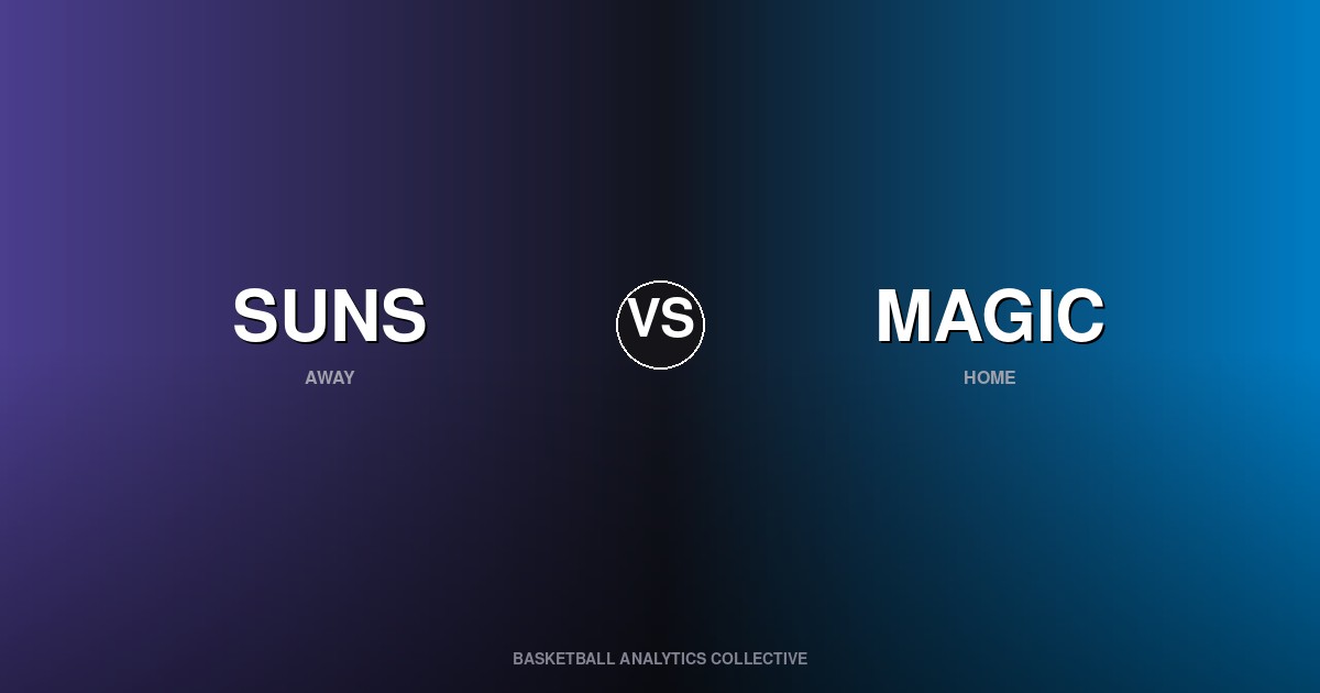 Phoenix Suns vs Orlando Magic - Suns vs Magic Preview