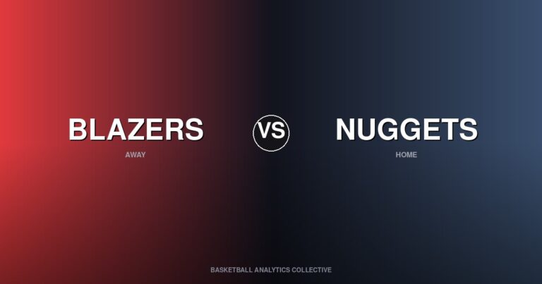 Portland Trail Blazers vs Denver Nuggets - Blazers vs Nuggets Preview