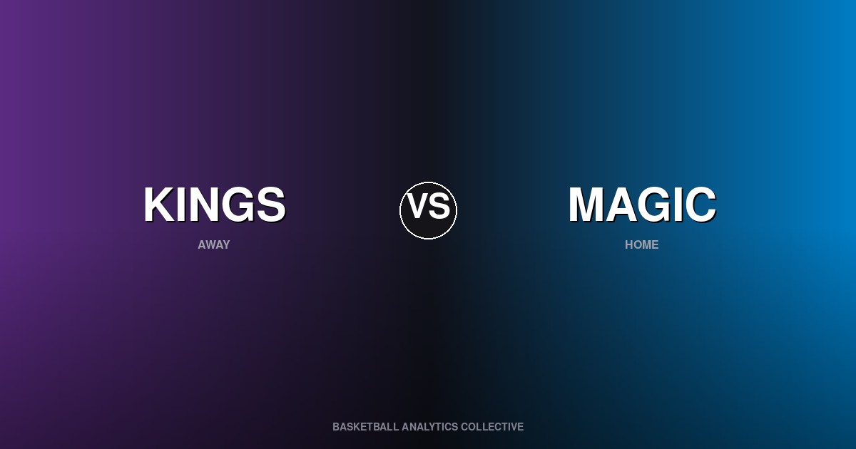 Sacramento Kings vs Orlando Magic - Kings vs Magic Preview