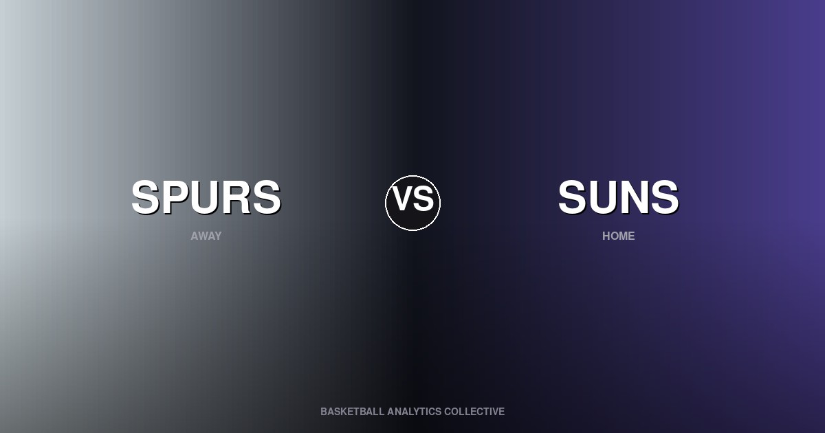 San Antonio Spurs vs Phoenix Suns - Spurs vs Suns Preview