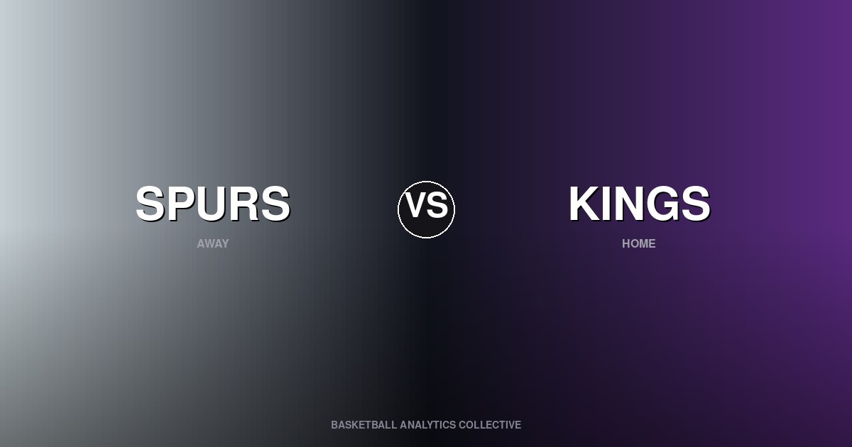 San Antonio Spurs vs Sacramento Kings - Spurs vs Kings Preview