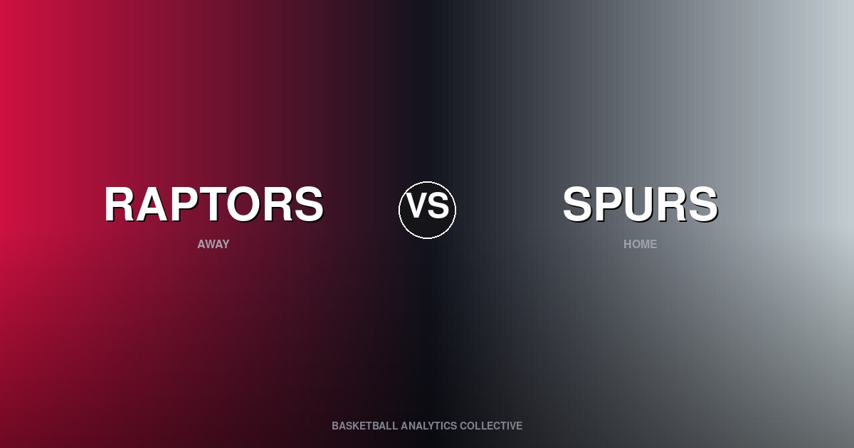 Toronto Raptors vs San Antonio Spurs - Raptors vs Spurs Preview