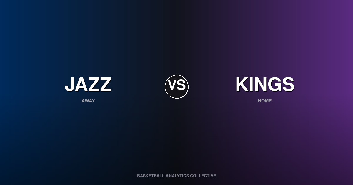 Utah Jazz vs Sacramento Kings - Jazz vs Kings Preview