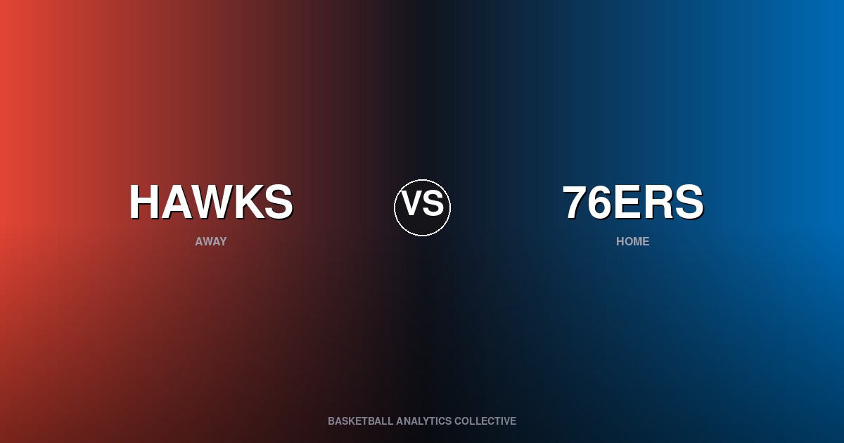 Atlanta Hawks vs Philadelphia 76ers - Hawks vs 76ers Preview