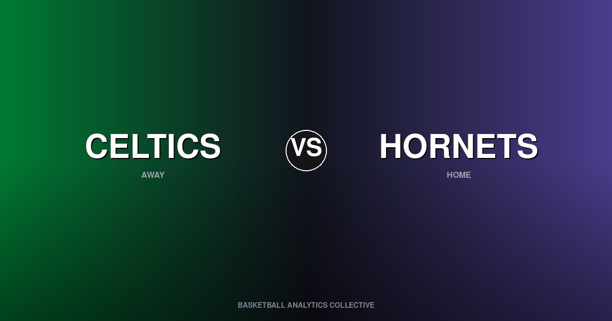 Boston Celtics vs Charlotte Hornets - Celtics vs Hornets Preview