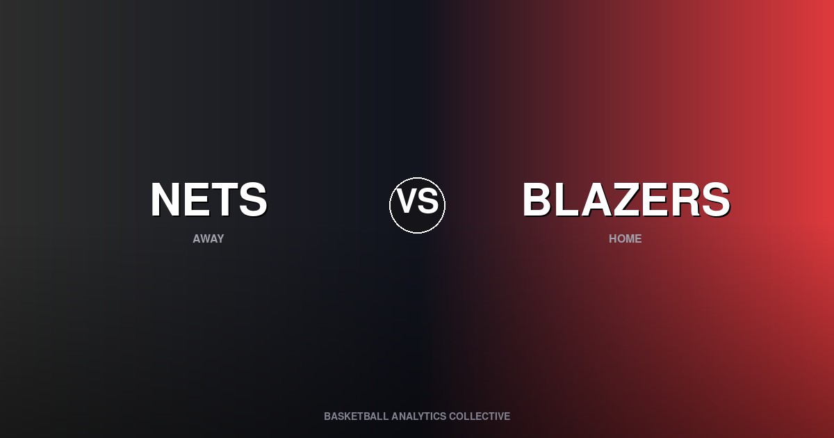 Brooklyn Nets vs Portland Trail Blazers - Nets vs Blazers Preview
