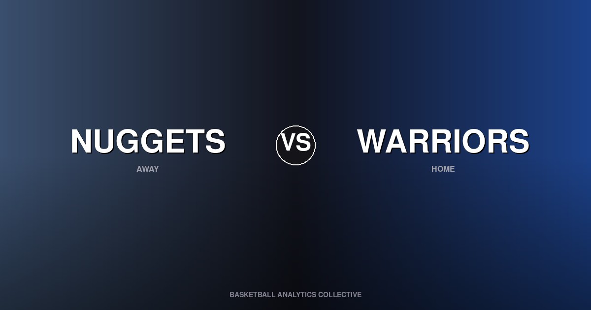 Denver Nuggets vs Golden State Warriors - Nuggets vs Warriors Preview