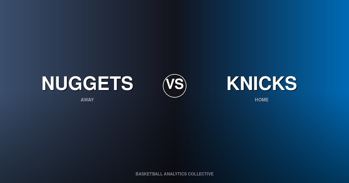 Denver Nuggets vs New York Knicks - Nuggets vs Knicks Preview