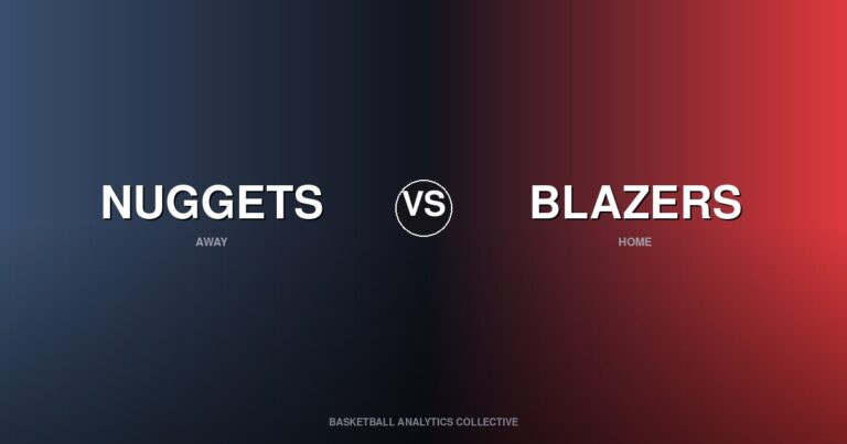 Denver Nuggets vs Portland Trail Blazers - Nuggets vs Blazers Preview