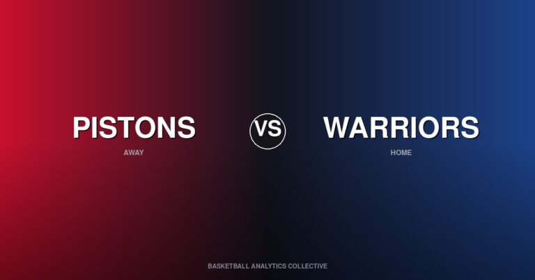 Detroit Pistons vs Golden State Warriors - Pistons vs Warriors Preview