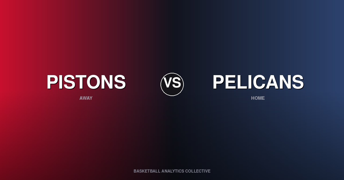 Detroit Pistons vs New Orleans Pelicans - Pistons vs Pelicans Preview