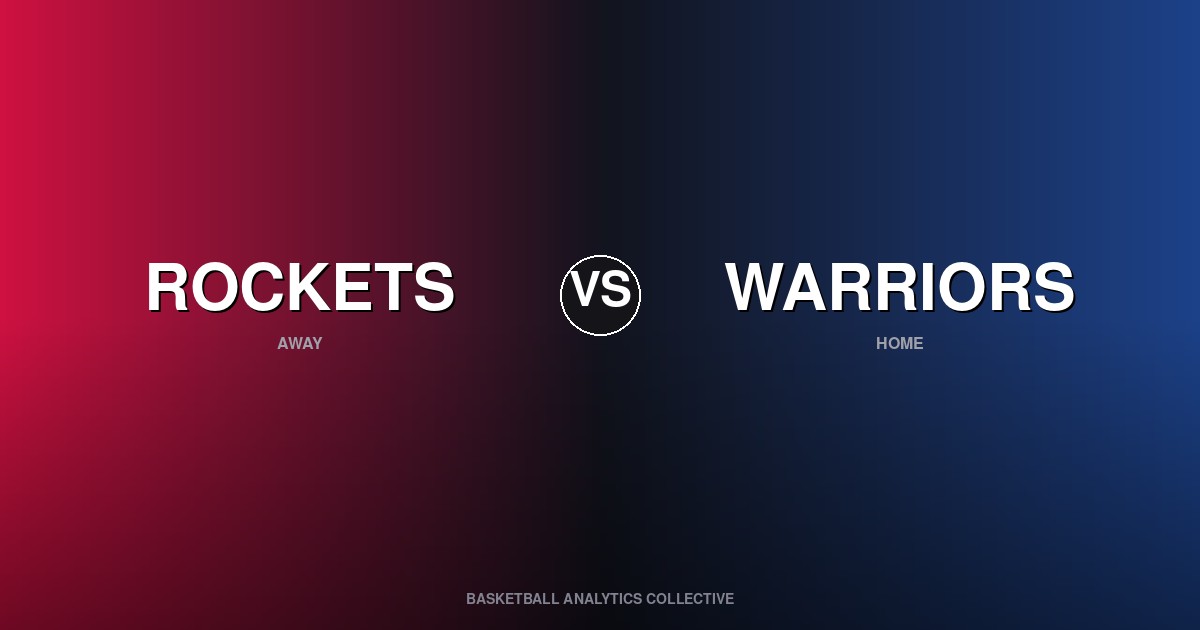 Houston Rockets vs Golden State Warriors - Rockets vs Warriors Preview