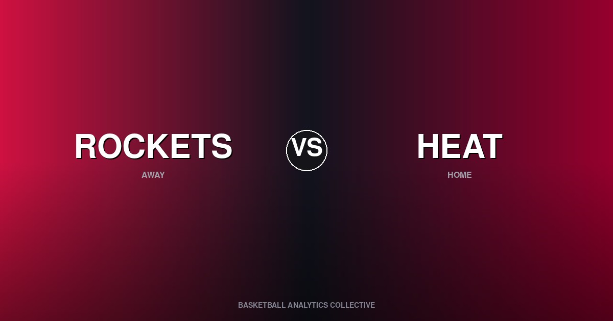 Houston Rockets vs Miami Heat - Rockets vs Heat Preview