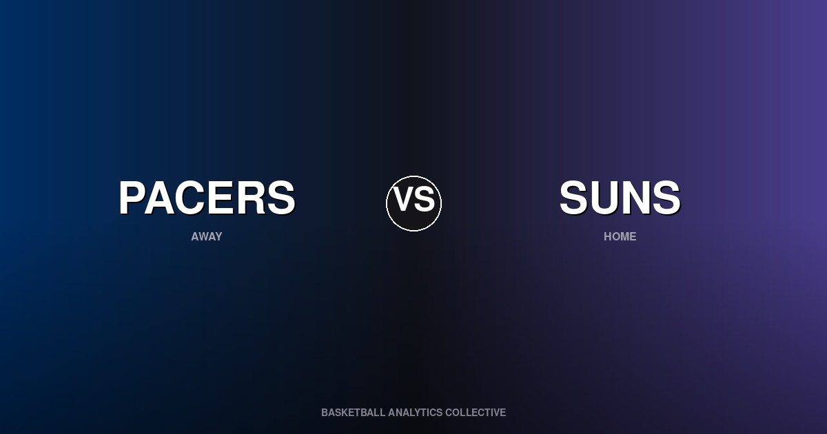 Indiana Pacers vs Phoenix Suns - Pacers vs Suns Preview