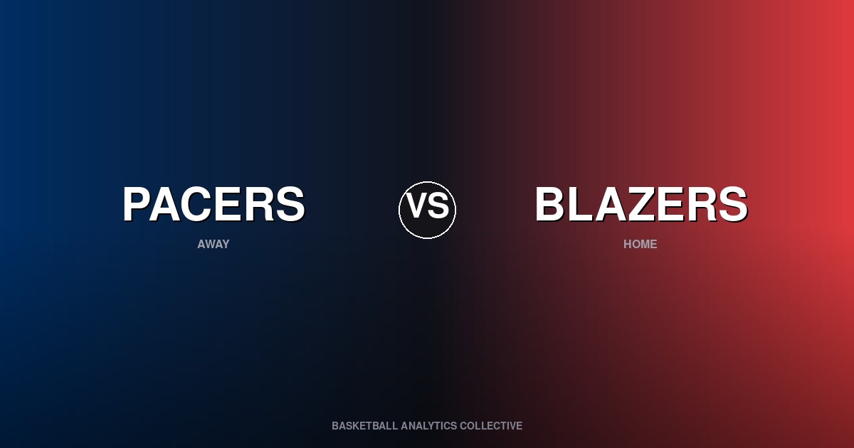 Indiana Pacers vs Portland Trail Blazers - Pacers vs Blazers Preview
