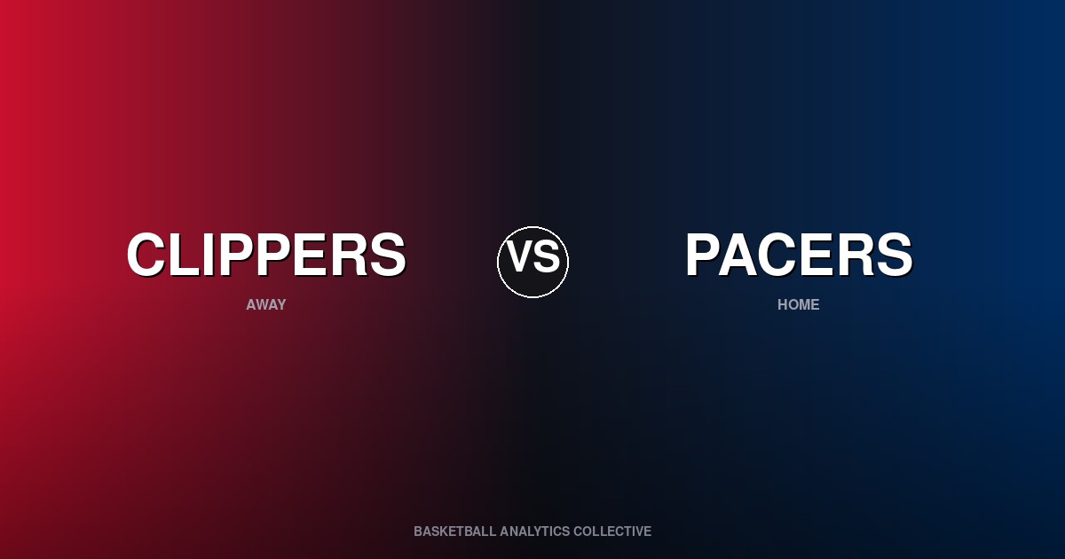 Los Angeles Clippers vs Indiana Pacers - Clippers vs Pacers Preview