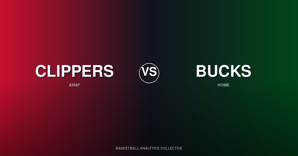 Los Angeles Clippers vs Milwaukee Bucks - Clippers vs Bucks Preview