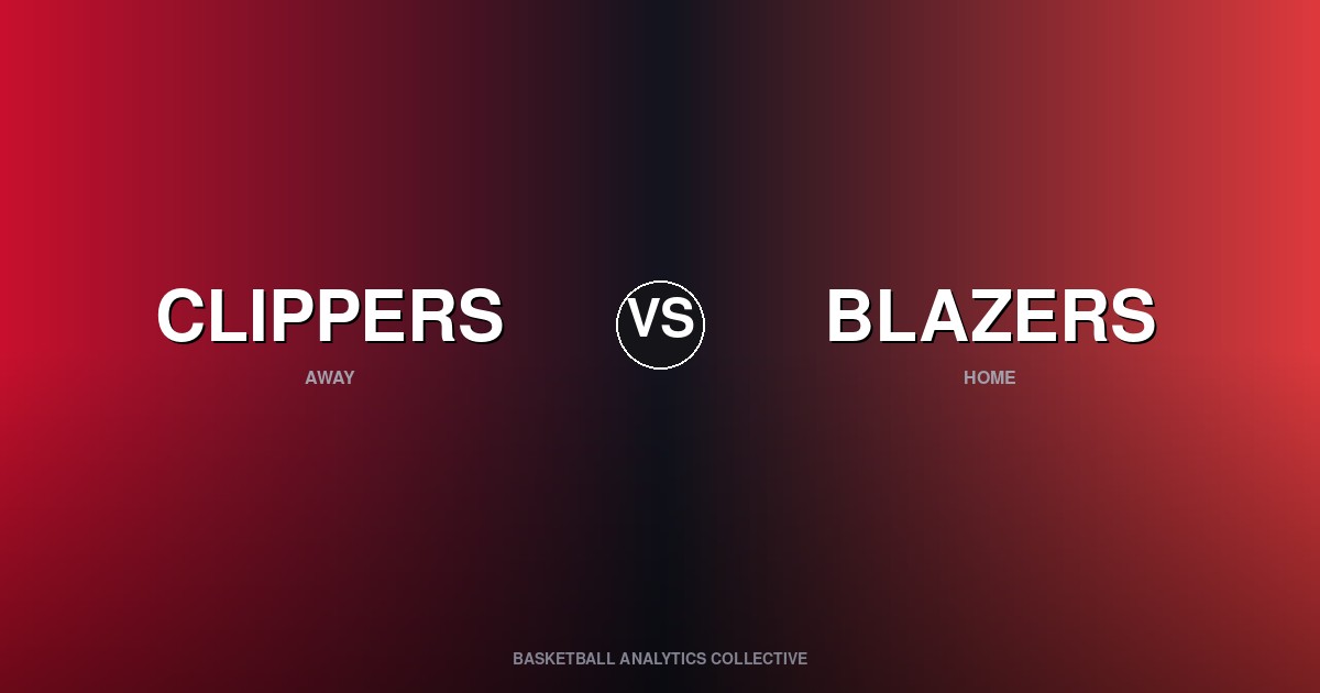 Los Angeles Clippers vs Portland Trail Blazers - Clippers vs Blazers Preview