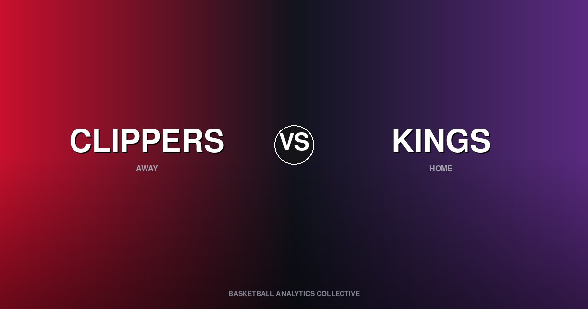 Los Angeles Clippers vs Sacramento Kings - Clippers vs Kings Preview