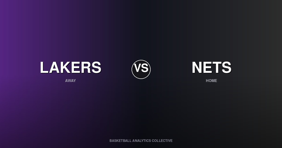 Los Angeles Lakers vs Brooklyn Nets - Lakers vs Nets Preview