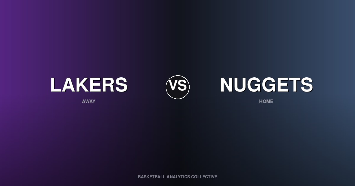 Los Angeles Lakers vs Denver Nuggets - Lakers vs Nuggets Preview
