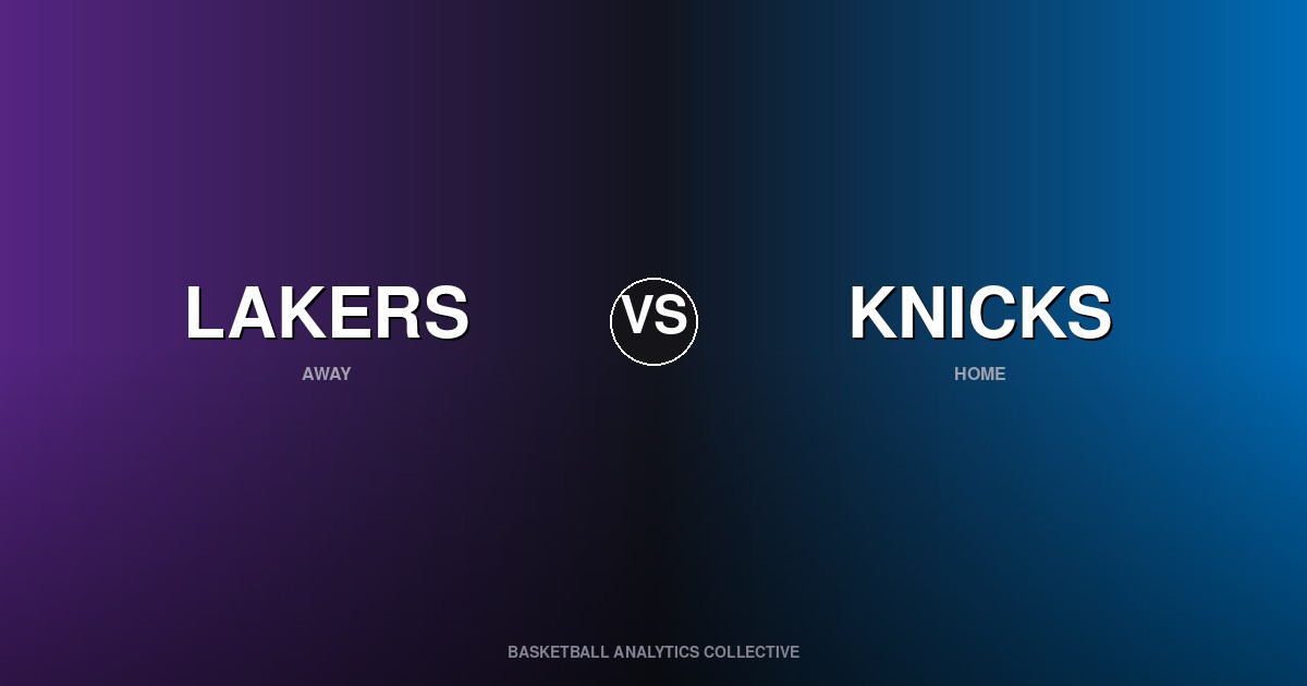 Los Angeles Lakers vs New York Knicks - Lakers vs Knicks Preview