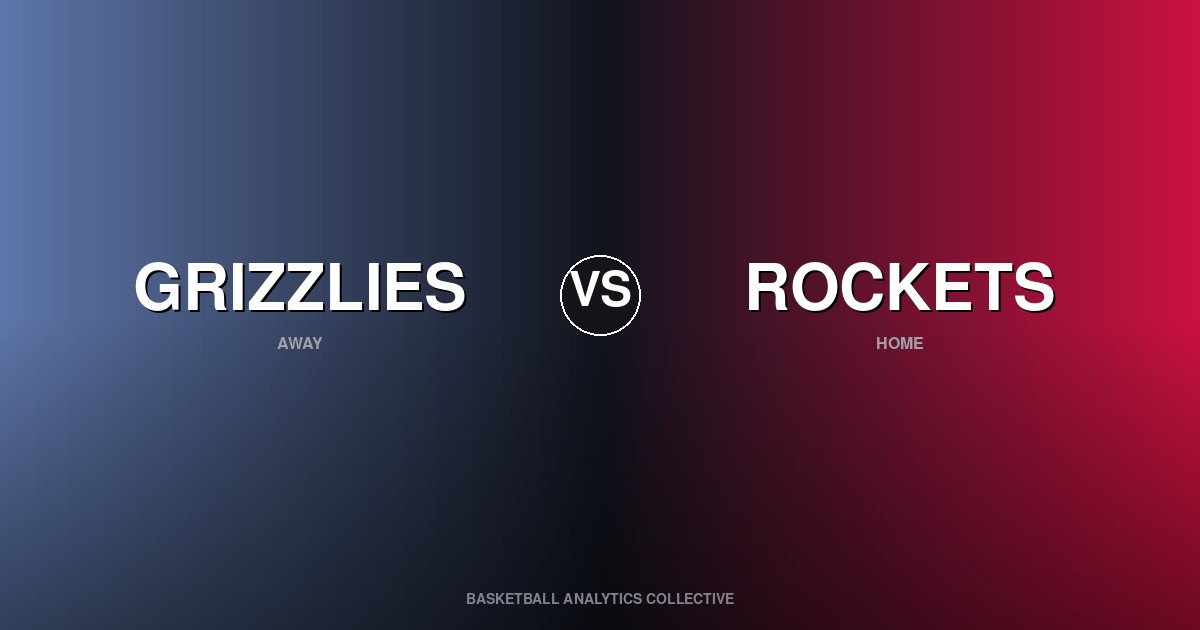 Memphis Grizzlies vs Houston Rockets - Grizzlies vs Rockets Preview