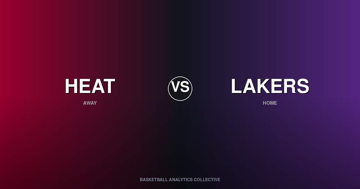Miami Heat vs Los Angeles Lakers - Heat vs Lakers Preview