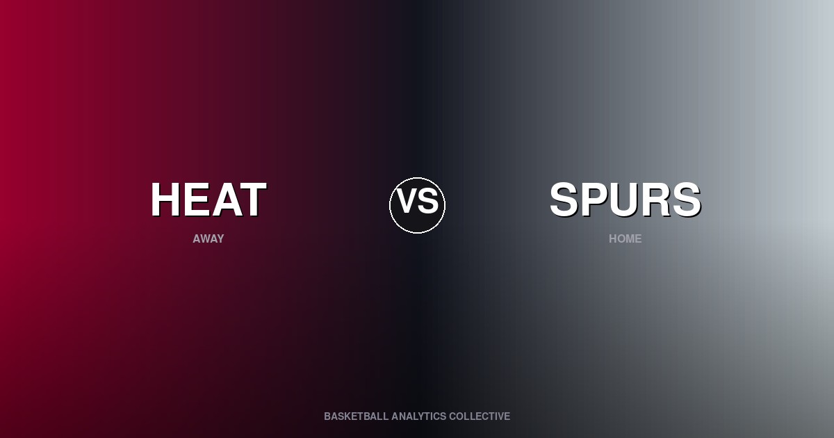 Miami Heat vs San Antonio Spurs - Heat vs Spurs Preview