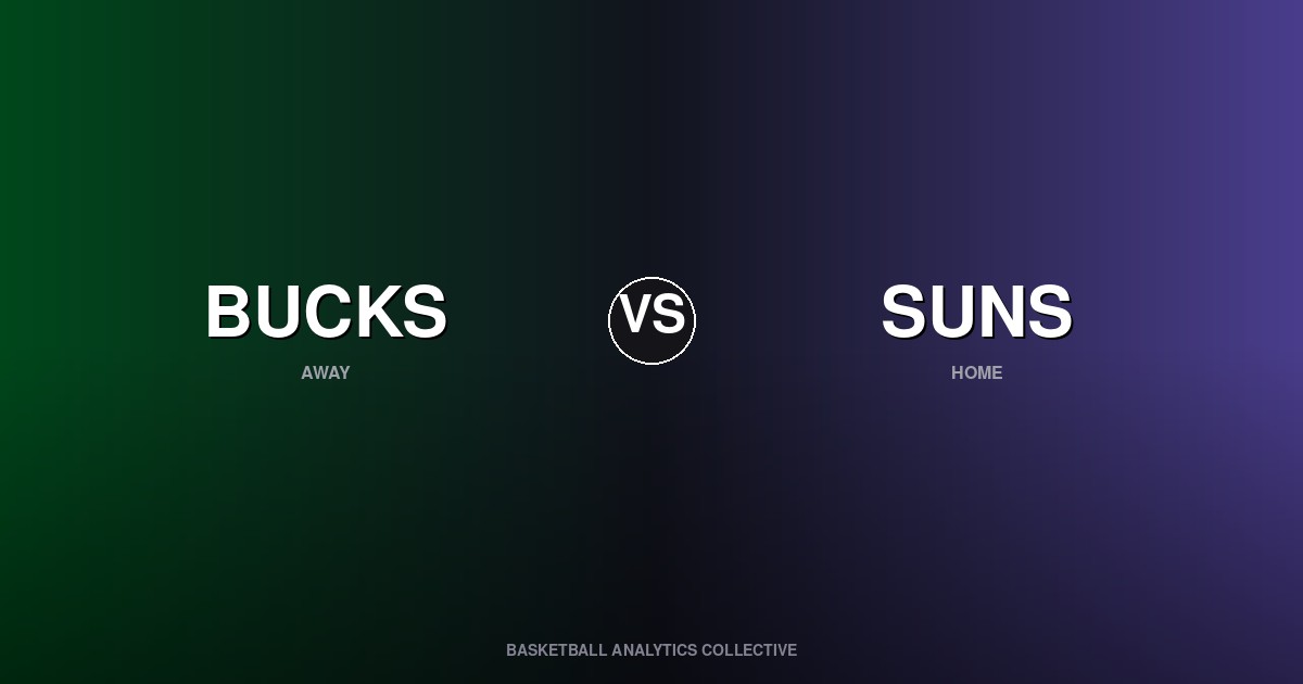Milwaukee Bucks vs Phoenix Suns - Bucks vs Suns Preview